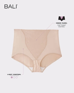 Culotte gainante à empiècement en dentelle, lot de 2