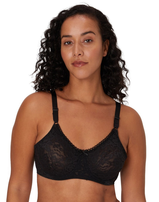 Soutien-gorge à armatures en dentelle et lisse