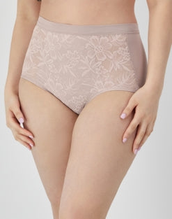 Lot de 3 slips taille haute en coton modal et dentelle Bali Breathe